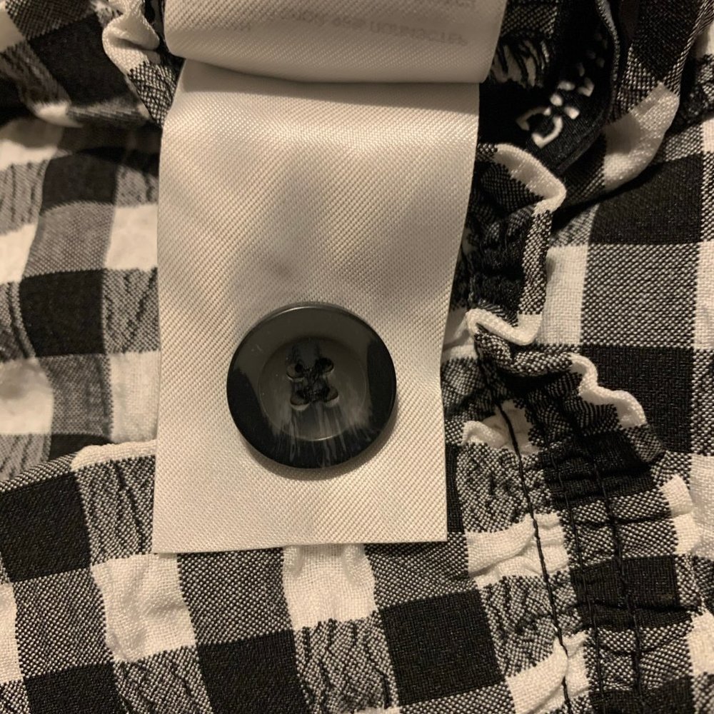 H&M Black & White Off-Shoulder Top Size XS - Picture 5 of 5